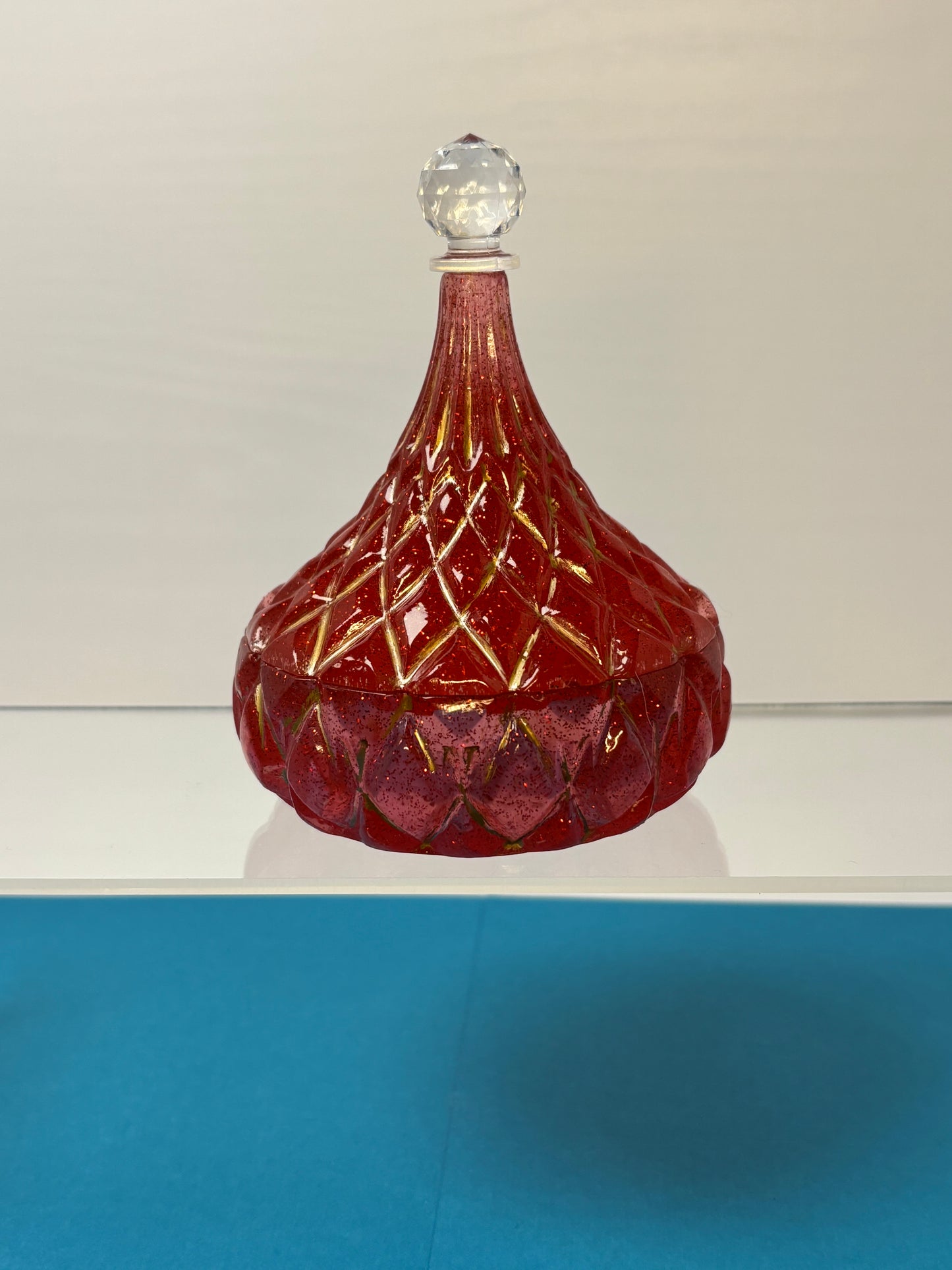 RESIN-0010  'Genie' Bottle Trinket Box - Choose a color