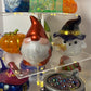 RESIN-2009 Santa Gnome Jar with Hat Lid