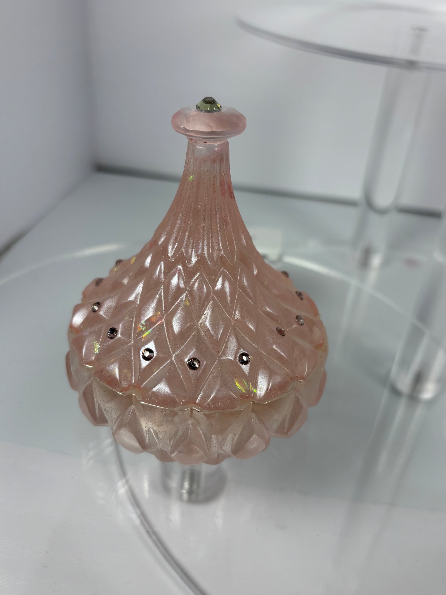 RESIN-0010  'Genie' Bottle Trinket Box - Choose a color