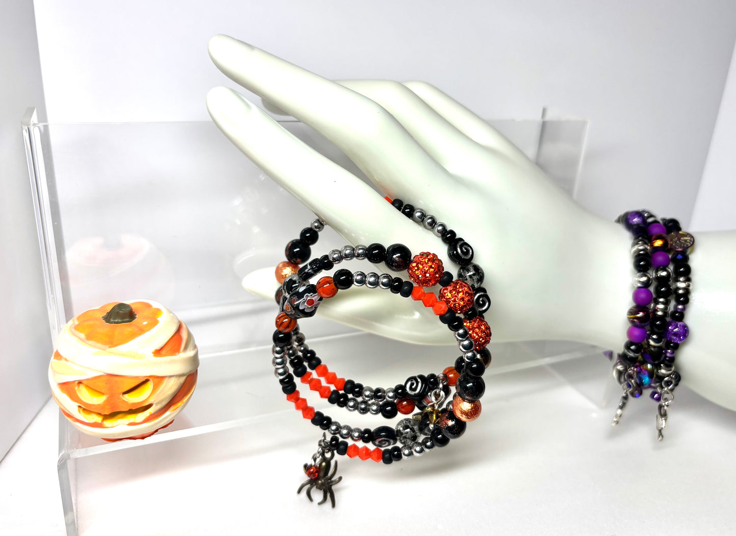 BR-2001 Halloween Memory Wire Bracelets