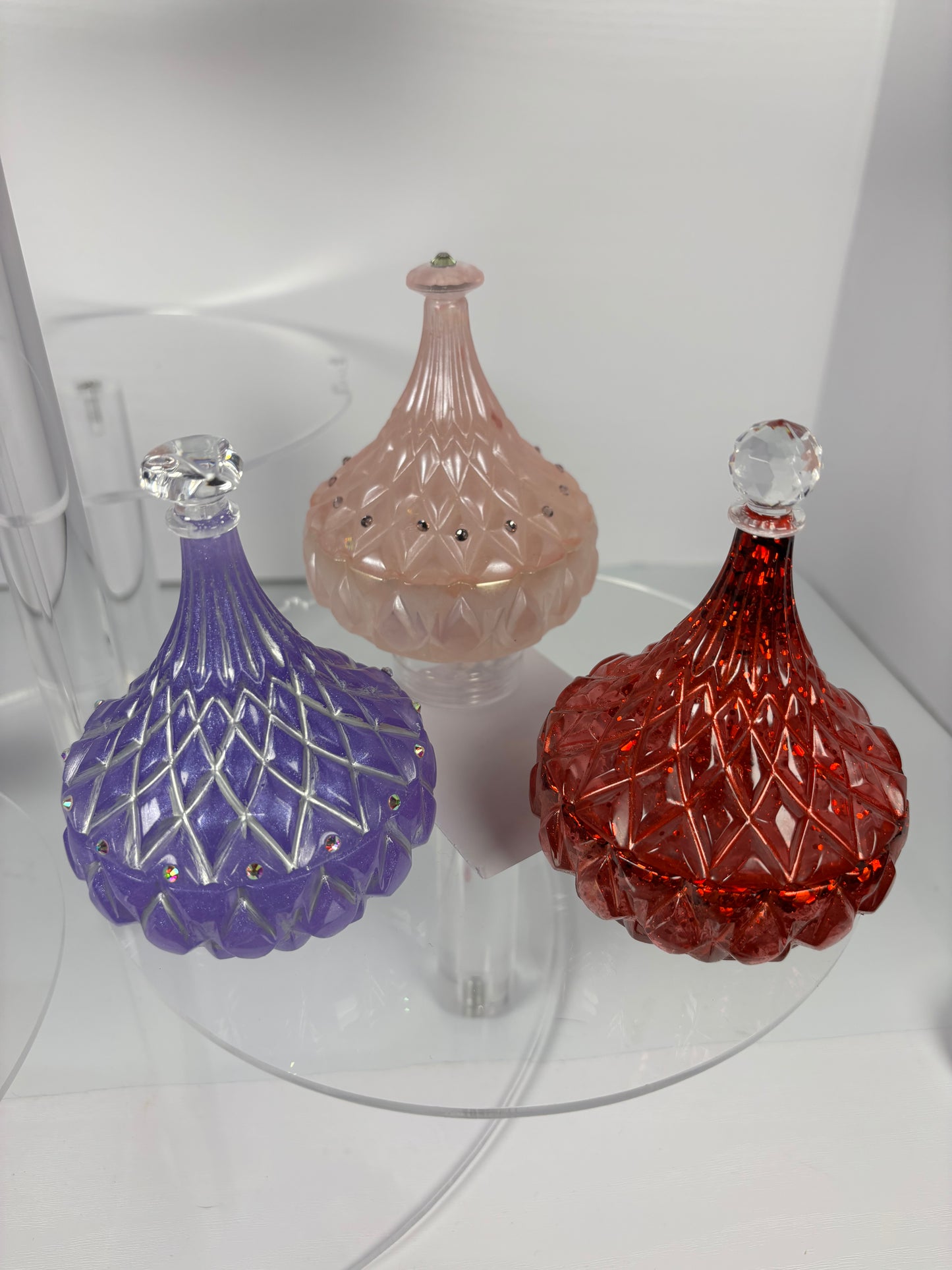 RESIN-0010  'Genie' Bottle Trinket Box - Choose a color