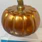 BX-0005 Shiny Orange Large Pumpkin Gift Box (5 inch diameter)
